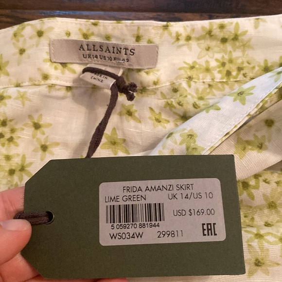 AllSaints Frida Amanzi Mini Skirt - Picture 5 of 6